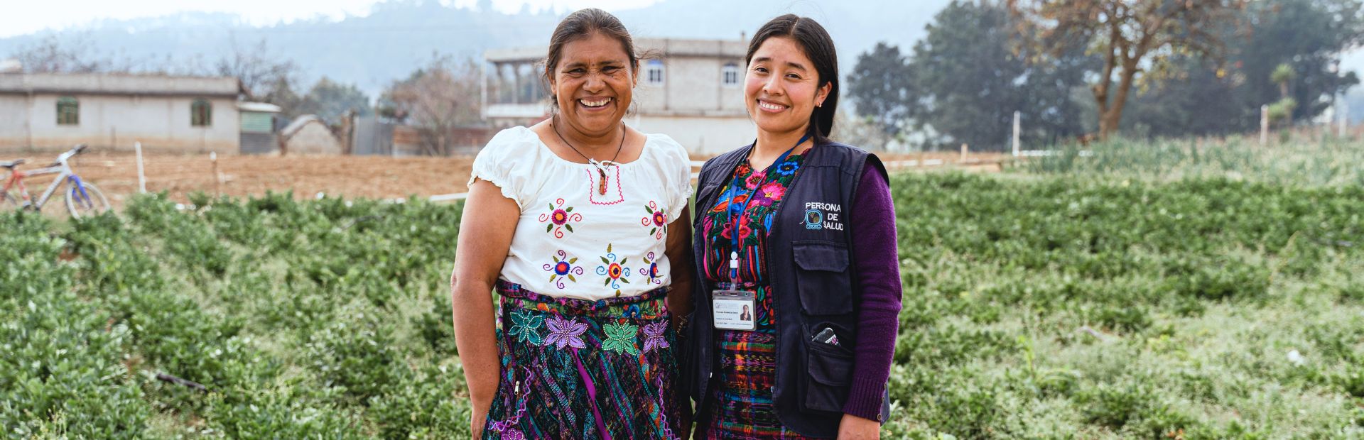 Maternal and Infant Health Program Coordinator and Midwife during a field visit