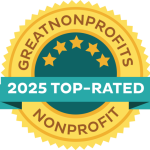 Greatnonprofits 2025 top rated awards badge